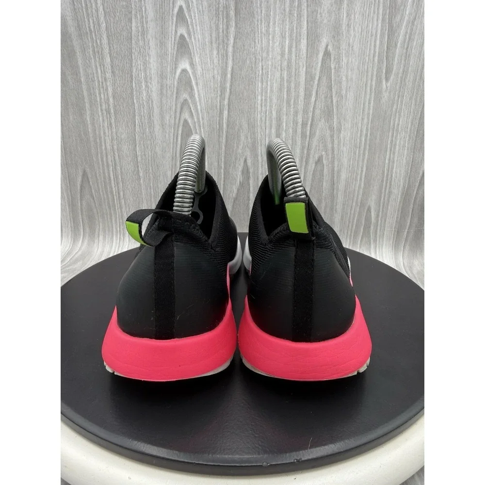 OOFOS OOmg Sport Low Womens Size 8.5 Black Pink Fade Recovery Slip On Shoes